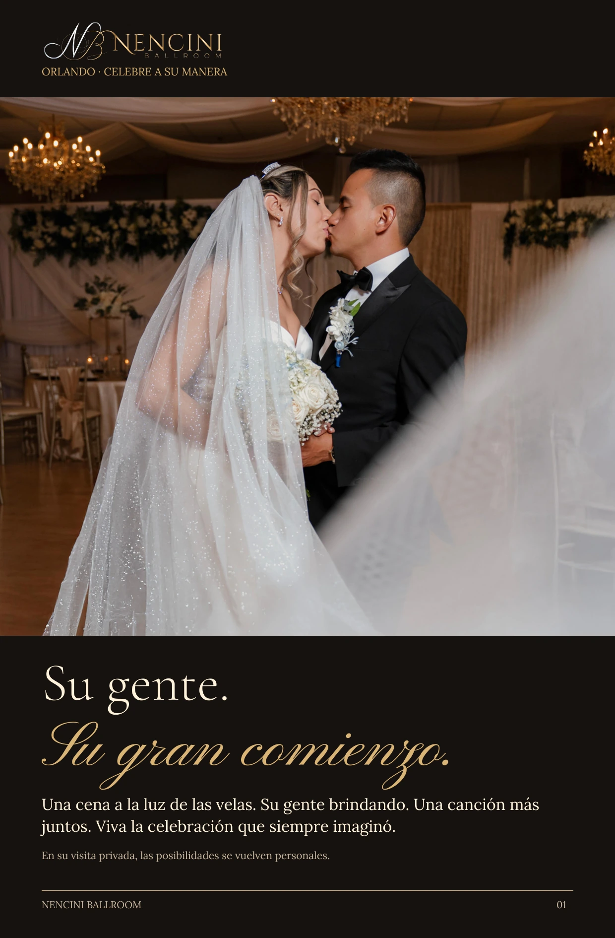 Recepciones de boda y compromisos — Su gente. Su gran comienzo. Una cena a la luz de las velas. Su gente brindando. Una canción más juntos. Viva la celebración que siempre imaginó. En su visita privada, las posibilidades se vuelven personales.